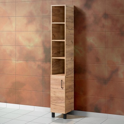 Шкаф для ванной «Акваль Лофт», 30 см